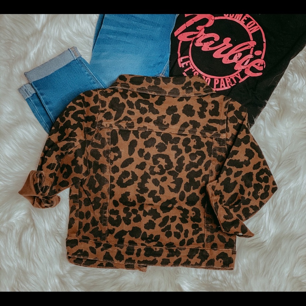 Leopard denim jacket - Picture 2 of 2